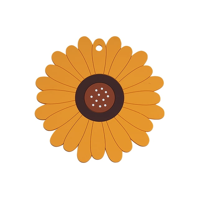 Posavasos para taza, protección de mesa, tapete para mesa de comedor, soporte para botella de agua, accesorios de decoración de cocina, regalos, amarillo pequeño Advancent HA059538-01