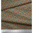 thumbnail image 2 of Soimoi Poly Georgette Fabric Scientific Lab Equipments Education Theme Decor Fabric Printed Yard 52 Inch Wide, 2 of 3