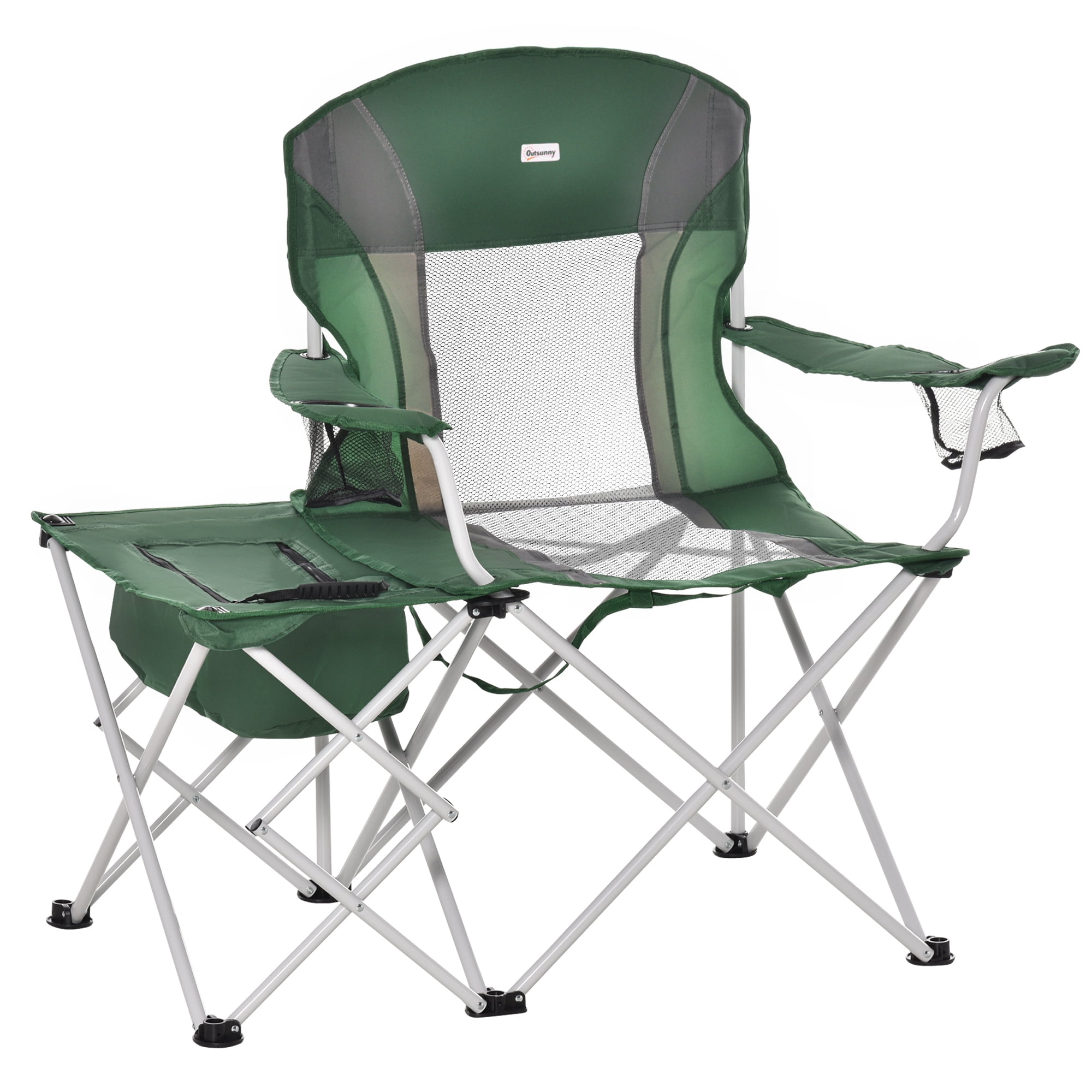 Foldable Camping Chair Folding Fishing Outdoor with Armrest