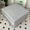 Grey, variant on 31.5in Square Ottoman Covers with Ruffle Skirt, Footstool Cover Storage Footrest Protectors Modular Sectional Sofa Ottoman Slipcover (Grey,Square:31.5X31.5in)