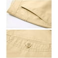 thumbnail image 6 of Ynynloco Men's Pleated Straight-Fit Chino Pants with Expandable Waistband, Casual Pants, Non-Iron Fabric, 6 of 7