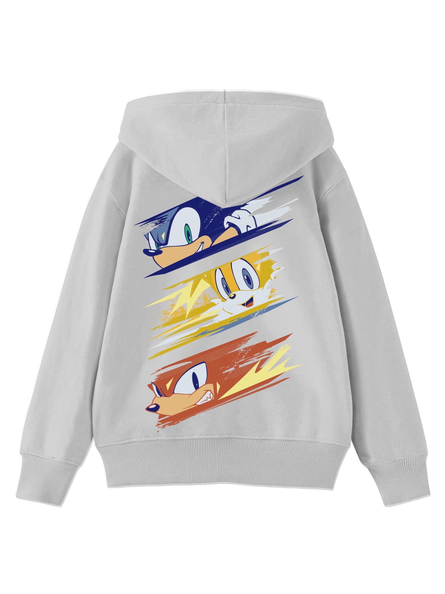 Sonic DS, Boys Graphic Print Long Sleeve Hoodie, Sizes 4-18