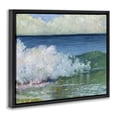 thumbnail image 4 of Stupell Industries Strong Splashing Wave Landscape Painting Black Floater Framed Canvas Art Print Wall Art, 21 x 17, 4 of 10