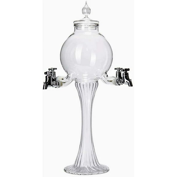 Absinthe Fountain Bubble by ALANDIA | Mouth-Blown Glass | 4 Spouts | Prepare Absinthe The Original Way