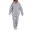 36# Light Gray, variant on Huankd Womens Plus Size 2 Piece Jogger Set Cozy Oversized Fleece Sweatsuit for Lounge and Casual Wear White S