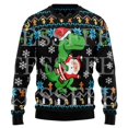 thumbnail image 3 of Suéter feo de punto de algodón para Halloween, perro, gato, oso, Navidad, suéter vintage de invierno, jersey retro de manga larga con impresión 3D, estilo informal, estilo Harajuku, 3 of 5