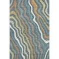 thumbnail image 2 of Addison Rugs Mayfield Premium Machine Washable Transitional Abstract Teal Rectangle Rug, 10' x 14', 2 of 9