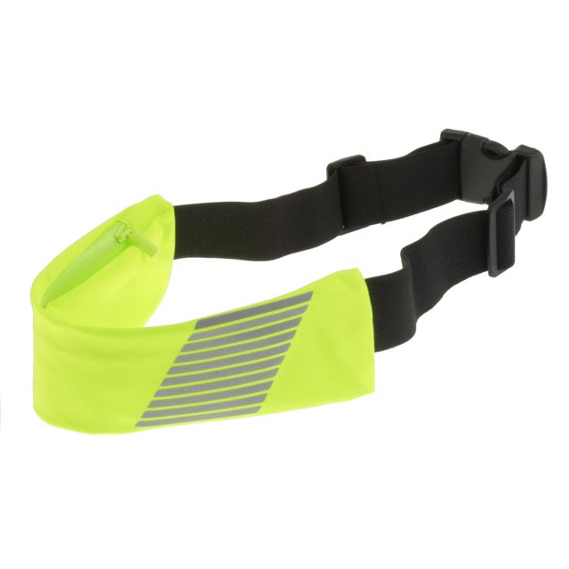 Cinturón de cintura Zulema para correr Camping Fitness Bag Riñonera con correa reflectante Verde claro