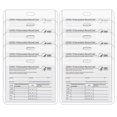 thumbnail image 1 of Protectores De Tarjetas Titulares De Tarjetas De Registro Portatarjetas De Identificación Transparente Para Oficiales Voluntarios De La Policía Vogacara EL017149-02, 1 of 5