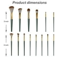 thumbnail image 3 of Makeup Brushes,Makeup Brush Set, 8 PCS Travel Make Up Brush Kit Mini,Cosmetic Brushes for Face Foundation Blush Eye Shadow (Pink), 3 of 14