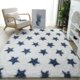 thumbnail image 1 of Alfombra peluda para sala de estar, antideslizante, suave y cómoda, grande, lavable, para dormitorio, salón, pasillo, baño, cocina, 60 x 120 cm, 1 of 5