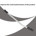 thumbnail image 1 of Gupbes RC Car Lever, Plastic + Titanium Alloy RC Car Steering Pull Rod, Steering Rod Accessory 10pcs Curved For RC Car RC Model Car, 1 of 8