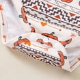 thumbnail image 6 of TOWED22 Newborn Baby Girl Halloween Outfit Pumpkin Print Long Sleeve Romper Pants Set Cute Infant Fall Clothes,18-24 M, 6 of 7