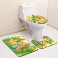 thumbnail image 1 of Xihbxyly Juego de Alfombrillas de Baño Superabsorbentes, Tres Alfombrillas Acogedoras, Tres Alfombrillas Antideslizantes En Forma de U, Tecnología de Secado Rápido, Diseño Multicolor, Entrada de Baño, 1 of 7