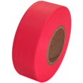 thumbnail image 2 of Tape Planet Flagging Tape 1-3/16 inch x 150 ft Non-Adhesive Plastic Ribbon, Fluorescent Red, 2 of 4