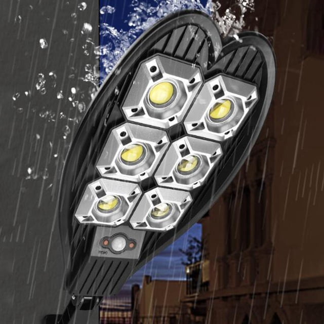 Luces de calle LED Sensor de movimiento con control remoto al aire libre para terraza de jardín Val Patio Porche Macarena Luz de la calle