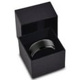 thumbnail image 3 of Charming Jewelers Tungsten Wedding Band Ring 8mm for Men Women Comfort Fit Black Beveled Edge Polished Brushed Lifetime Guarantee, 3 of 5