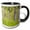 Black/White, variant on 3drose, Usa, Alaska. Paper Birch Trees and Grass., 11oz Mug