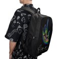 thumbnail image 5 of Tool Band Backpack Rucksack Book Bag Schoolbag Shoulder Bag Casual Hiking Daypack, 5 of 8