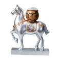 thumbnail image 4 of Estatuilla creativa de estatua de caballo, escultura de adorno de caballo, arte artesanal decorativo para estante, decoración de oficina coleccionable , Estilo Argenta C Fernando estatuilla de caballo, 4 of 8
