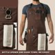 thumbnail image 2 of Delantal de Cocina Impermeable Unisex para Chef y Bartender - Mandil con Correas Cruzadas, Resistente para Hornear, Pintura, Arte y Peluquería, Práctico y Cómodo, 2 of 4