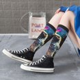 thumbnail image 5 of Fuzoiu Astronaut Cosmic Rainbow Print Adult Stockings,Crew Socks,Unisex Fashion Socks, Casual Sports Socks,Comfortable Crew Socks for Everyday Wear and Sports, 5 of 6