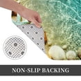 thumbnail image 3 of Non Slip Door Mat, Starfish And Seashell Fast Drying Bath Tub Mats, Absorbent Bathroom Rugs Entrance Welcome Mat, Bath MatS for Tub, Floor, Home, Kitchen, Hotel,16x24in, 3 of 7