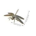 thumbnail image 2 of FRCOLOR Mini Dragonfly Statue Brass Dragonfly Sculpture Dragonfly Figurine Animal Shaped Decoration, 2 of 8