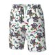 thumbnail image 4 of Balery Dinosaur on Excavator2 Traje de Baño Estilo Hawaiano para Hombre, Shorts de Secado Rápido con Bolsillos-Small, 4 of 6