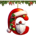 thumbnail image 1 of Colgante de letra de árbol de Navidad de acrílico | Decoración colgante con alfabeto personalizado | Decoración para árbol de Navidad para el hogar, puerta, pared, corona, 1 of 1