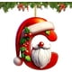 thumbnail image 1 of Adornos Navideños con Letras Del Alfabeto (26 Piezas) | Colgantes de Letras Acrílicas Personalizados con Gorros de Papá Noel | Decoraciones Navideñas Duraderas para El Hogar, La Oficina, La Escuela,, 1 of 1