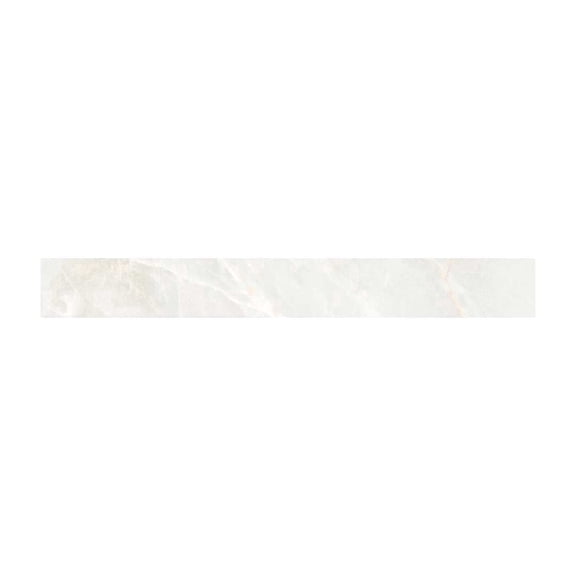 The Tile Life Botticino 3" x 24" White Matte Porcelain Bullnose Tile