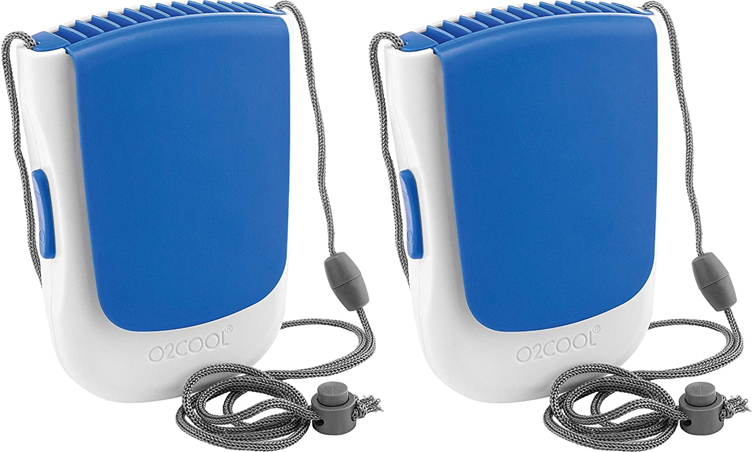 O2COOL Deluxe Battery Powered Necklace Fan , HandsFree Personal