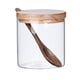 thumbnail image 1 of Botella de condimentos Contenedores de especias Caja de condimentos para Tapa de madera B, 1 of 7