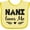 Banana, variant on Inktastic Nani Loves Me Baby Clothes Girls Baby Bib