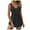 Dark Gray, variant on HOWPAY Sleeveless Tops for Women Loose Fit V Neck Basic Tee Tops Casual Solid Color Summer Lightweight Cozy Soft Baggy Y2K Streetwear Army Green L