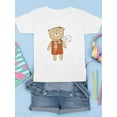 thumbnail image 3 of Happy Teddy Bear T-Shirt Juniors -Image by Shutterstock,  Large, 3 of 4
