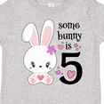 thumbnail image 4 of Inktastic Somebunny is Five 5th Birthday Bunny Boys or Girls Toddler T-Shirt, 4 of 5