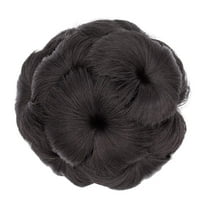Onedor Synthetic Hair Bun Extension Chignon Ballerina Comb Updo Hair Pieces for Women (2# - Darkest Brown) …
