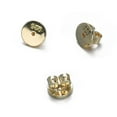 thumbnail image 4 of 10 Pack Round Disc Earring Stoppers Plugs Metal Earrings Back Secure Ear Studs Closures Clasps for Heavy Earrings, 4 of 18
