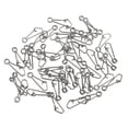 thumbnail image 1 of 50 Piezas Giratorias de Pesca # 13 Mm con Conectores a Presión Enganchados de Pesca Eslabones Pin Kit de Aparejos de Anzuelo Macarena Conectores de broches de pesca, 1 of 7