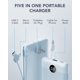 thumbnail image 3 of Cargador portátil VRURC de 10000 mAh con cables y enchufe integrados, 3 of 9