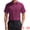 Burgundy, variant on Unique Bargains Men's Short Sleeve Lightweight Business Formal Button Down Shirt S White