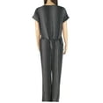 thumbnail image 2 of Alfani Womens Wide Leg Jumpsuit, Black, XX-Large, 2 of 3