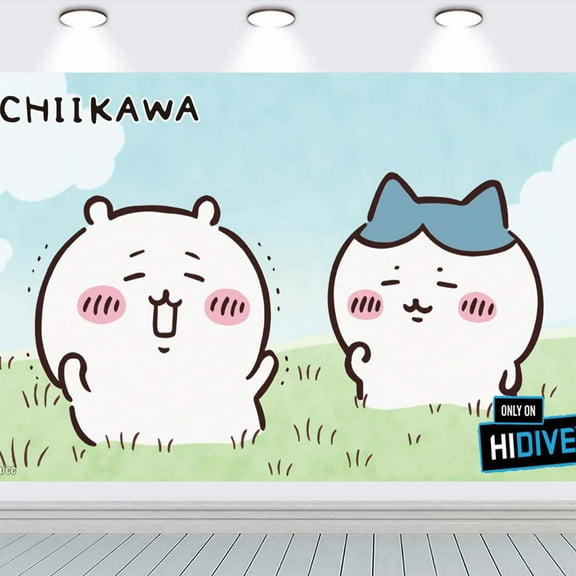 Chiikawa school Taspestry Wall Decor Birthday Banner Backdrop Background Party Supplies Poster Fans