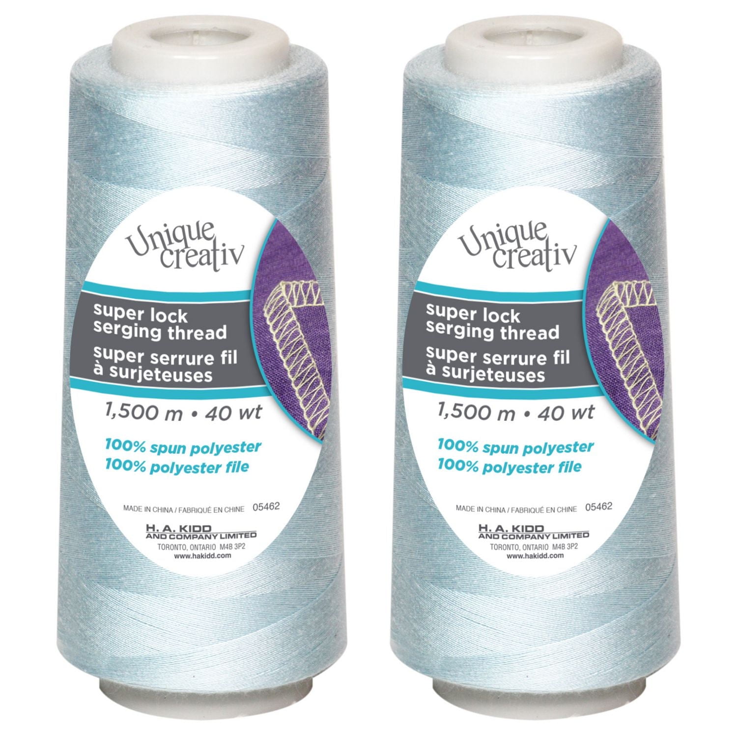 UNIQUE CREATIV TRULOCK Serging Thread — 100% Polyester, 40 wt