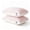 White and Pink, variant on 2-Pack Bean 3D Pillow (29.13" x 18.9") - Pink All-Season, Soft and Hypoallergenic