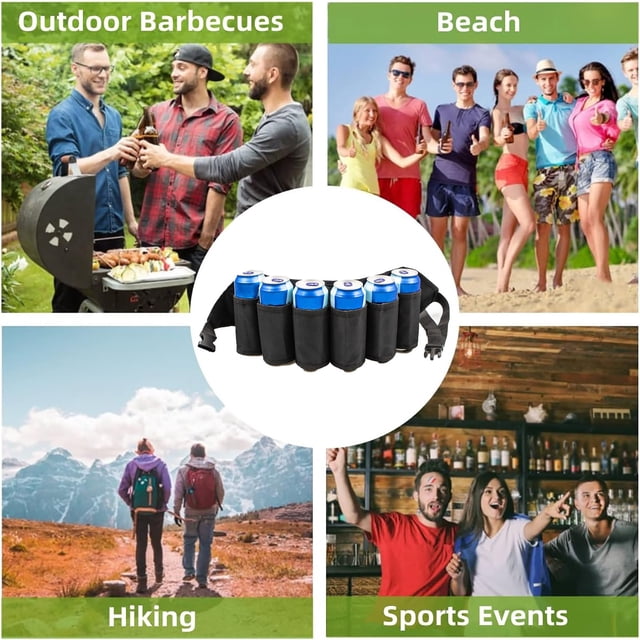 Porte-Boissons Extérieur pour Camping Randonnée Barbecue et Fêtes Support de Boisson Portable Réglable pour Collations et Boissons pour Aventures Actives