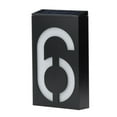 thumbnail image 2 of Solar Powered LED House Number Light Outdoor Waterproof Address Sign Modern Wall Mount Easy-to-Read Digital Display IP65 Rated Energy Efficient Solar Charging 1 Piece, 2 of 2