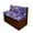 Floral Leaf Purple, variant on Kuiaobaty Replacement RV Dinette Cushions Covers for Travel Trailer Couch Dinette Booth Set RV Stretch Sofa Seat Slipcovers Home & Kitchens, Vintage Floral Butterfly Moon Star Pattern